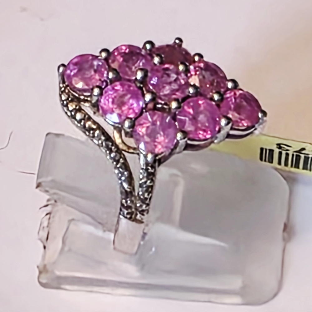 Host Pick NWOT Rare Estate Designer Signed  Montepuez Pink Ruby Ring - Picture 4 of 9